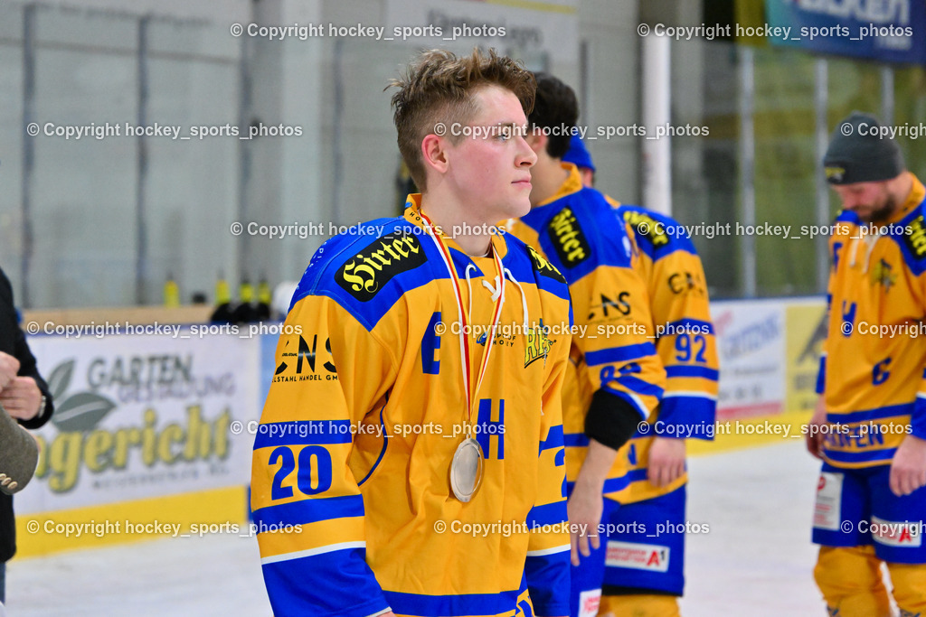 ESC Steindorf vs. EHC Althofen 8.3.2024 | ESC Steindorf vs. EHC Althofen 8.3.2024, ESC Steindorf vs. EHC Althofen Meisterfeier am 08.03.2024 in Steindorf (Ossiachersee Halle), Austria, (Photo by Bernd Stefan)