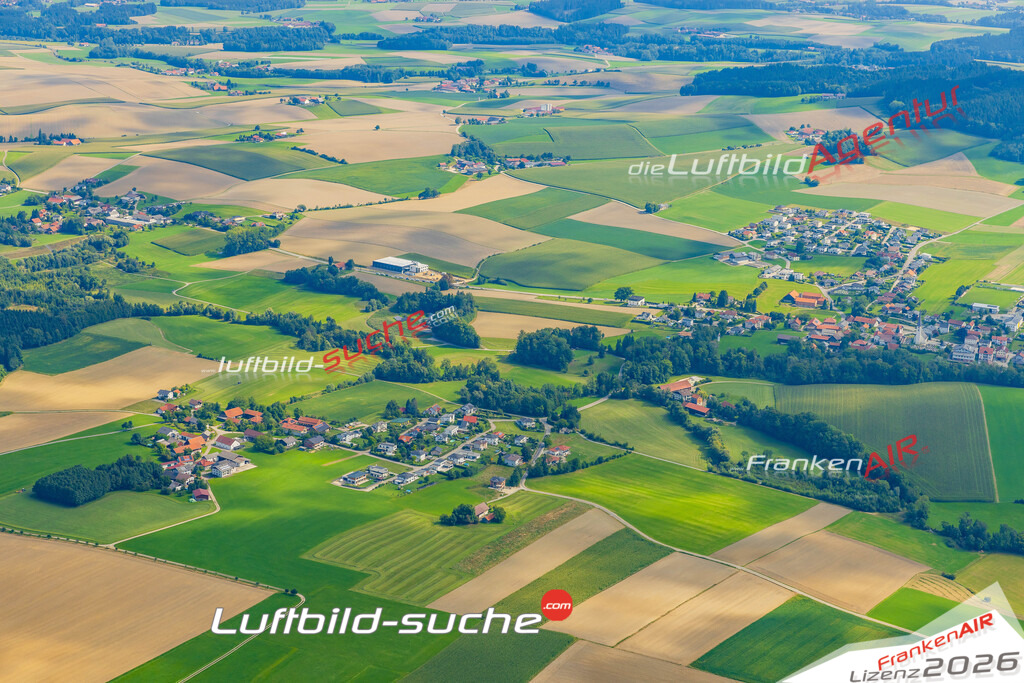 Schrägluftbild  Dunzing  Pattigham - Das Luftbild wurde 2025 vom UL-Flugzeug heraus erstellt ( keine Drohne ) - Hochauflösende Luftaufnahme -Nicht vergleichbar mit Google Maps oder Satelittenbilder- Die Geschenkidee !Mit Lizenz und Bildrechte bestellbar