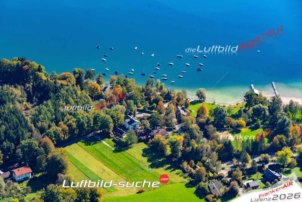 Die Luftbildaufnahme Simsee - Bad Endorf wurde 2018 mittels Flugzeug (keine Drohne) erstellt. Perfekte Schärfe und Druck- Auflösung- Garantiert!