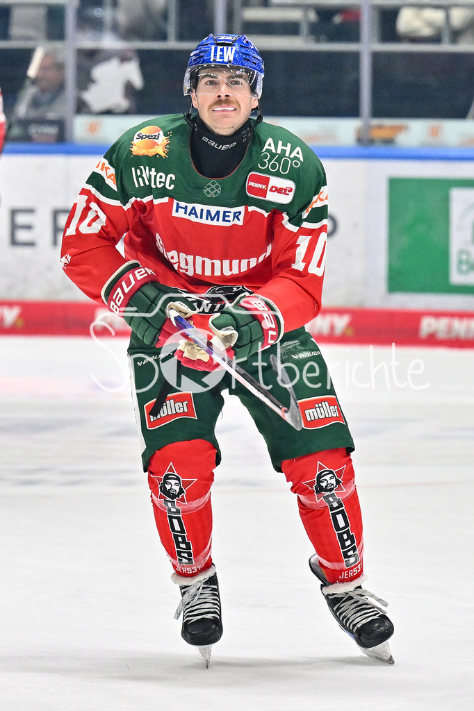 Augsburger Panther - Löwen Frankfurt | Jubel der Panther nach dem Treffer zum 1-0 durch Chris COLLINS (Augsburger Panther #10) / Freude / Happy / Tor / Torschuezte / DEL: Augsburger Panther - Löwen Frankfurt, Curt Frenzel Stadiom am 11.10.2024