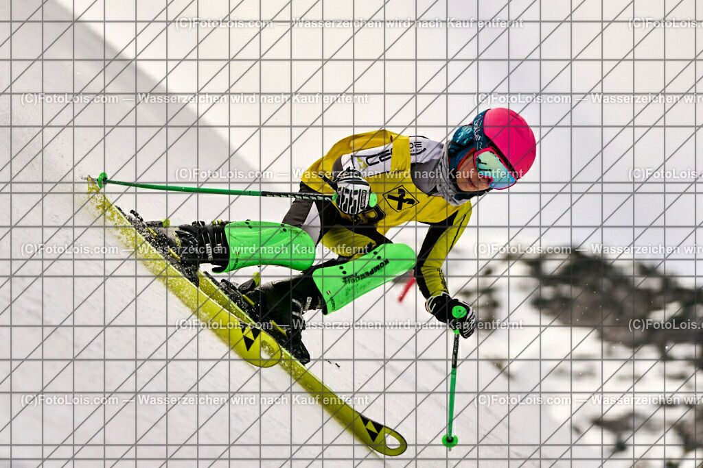 ALP7683_NOe-Kinder-LM_SL-I_Hochkar_Fischhuber Flora | (C)FotoLois.com, Alois Spandl. NÖ Kinder-Landesmeisterschaft, SLALOM im Draxlerloch am Hochkar, erster Lauf, So 18. Februar 2024.