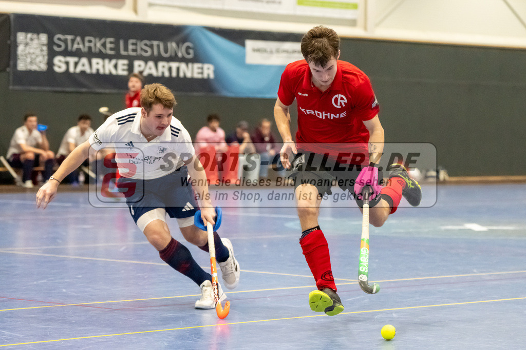 HK_20250201_102197 | 2. Bundesliga Halle Herren Düsseldorfer HC - Club Raffelberg am 1.2.2025 Halle am Seestern, Düsseldorf ,