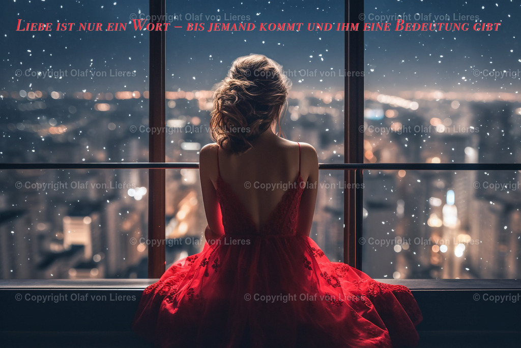 Wandbilder Liebe ist nur ein Wort | Liebe Bedeutung Wandbild