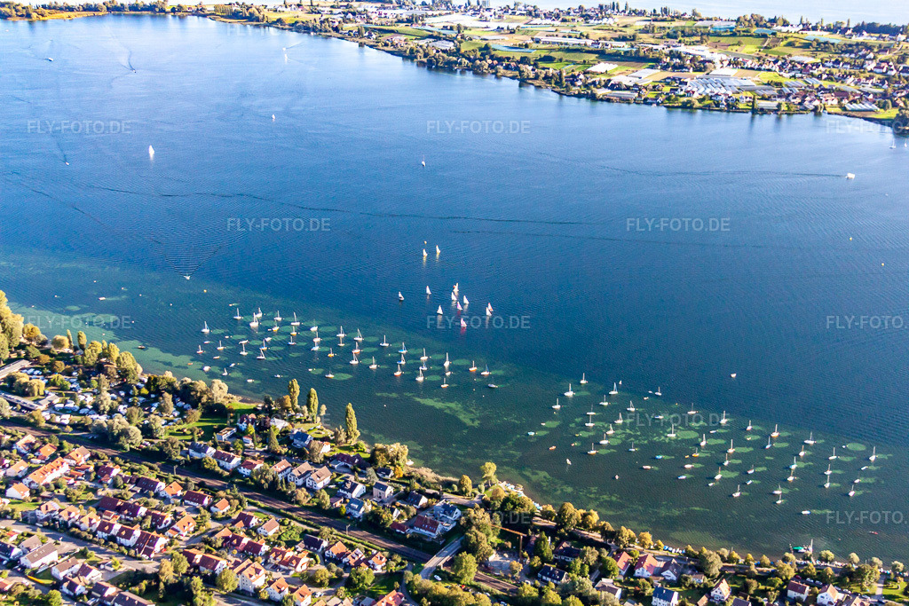 Luftbild: Segelbootanleger in Allensbach im Bundesland Baden-Württemberg in Deutschland. Foto: IMG_71604.jpg vom 30.08.2014 durch Werner Riehm/FLY-FOTO.de