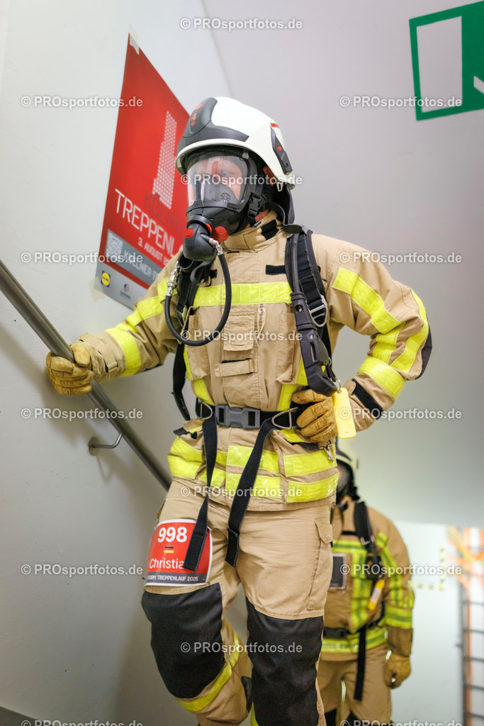 KölnTurm Treppenlauf; Köln, 03.08.2025 | Impressionen vom KölnTurm Treppenlauf am 03.08.2025 in Köln (Nordrhein-Westfalen). 