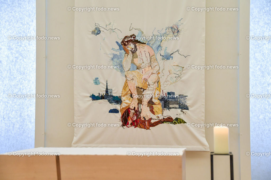 Bischofshof_ Fastentuch_ 21.02.2023-4 | 21.02.2023, Bischofshof Linz, AUT, Fastentuch, im Bild Fastentuch im Bischofshof