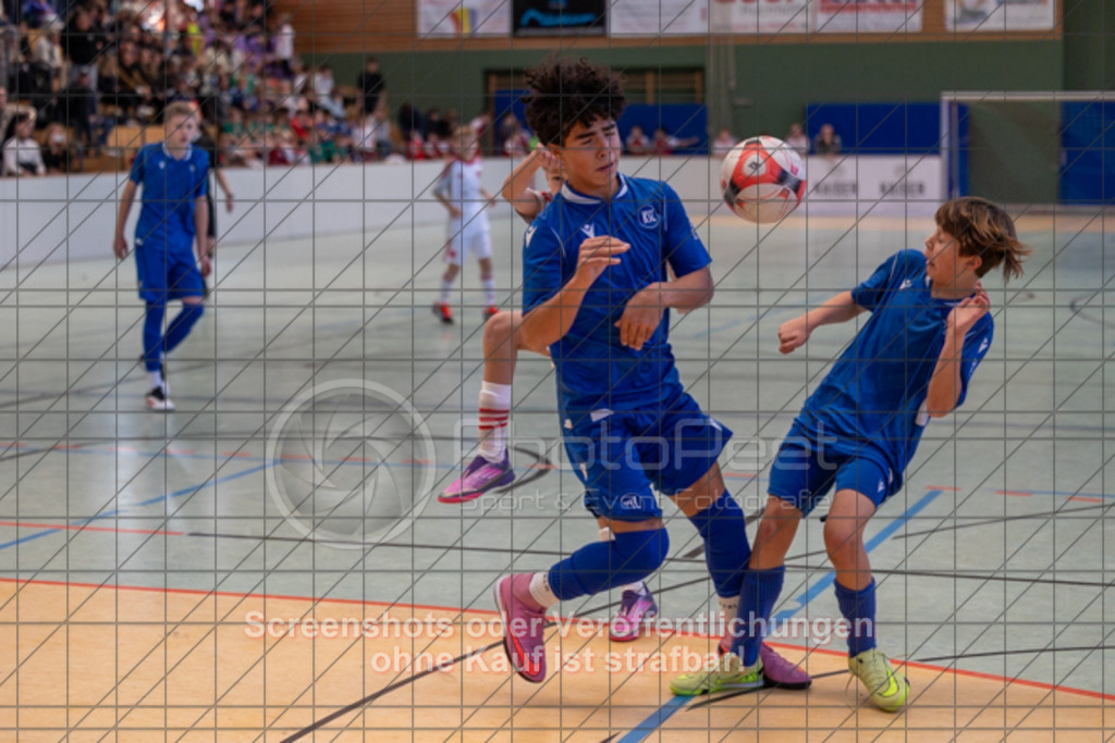 20251213_112253_0512 | Karlsruher SC - 1.FC Nürnberg27. internationaler Prinzing Junior Cup in der Donzdorfer Lautertalhalle - 13.12.2025,Foto: PhotoPeet-Sportfotografie/Peter Harich