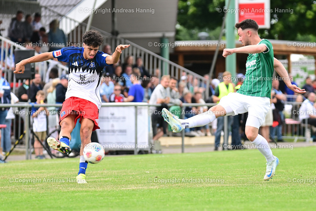 Fußball I Herren I Testspiel  I TSV Elstorf - Hamburger SV I 5.7.2025 | a-hannig - Realisiert mit Pictrs.com