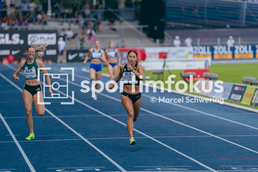 Deutsche Meisterschaften der Frauen und Männer 2026 | Irina Gorr, TSV Gräfelfing,  400-Meter-Lauf, Halbfinale, Deutsche Meisterschaften der Frauen und Männer 2026, Lohrheidestadion Bochum-Wattenscheid, 25.07.2026. Foto: Marcel Schwering / sportimfokus - Realisiert mit Pictrs.com