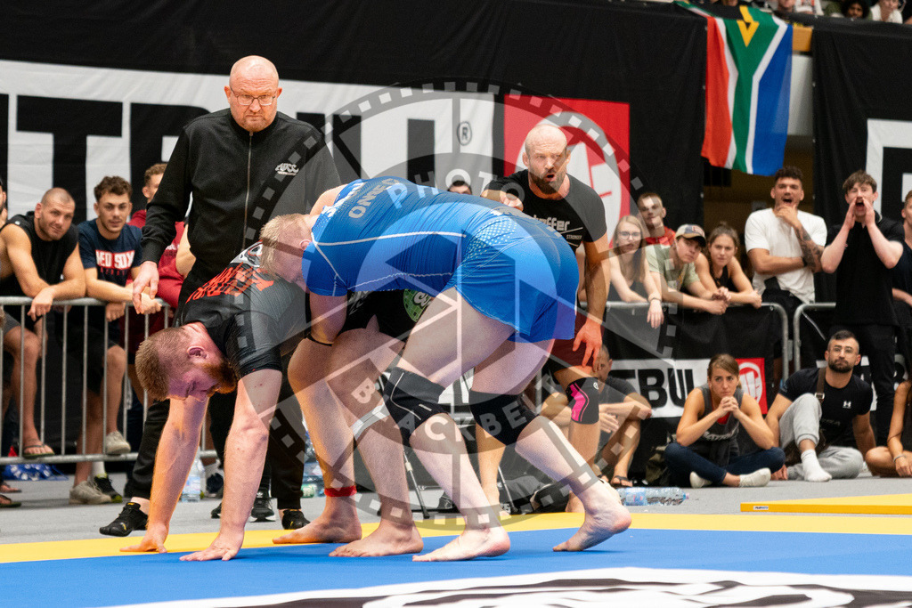 20230916PBB7757 | Fighters compete during the grappling tournement ADCC Trials (European, Middle East and African Championship) in Warsaw, Poland, on September 16, 2023.