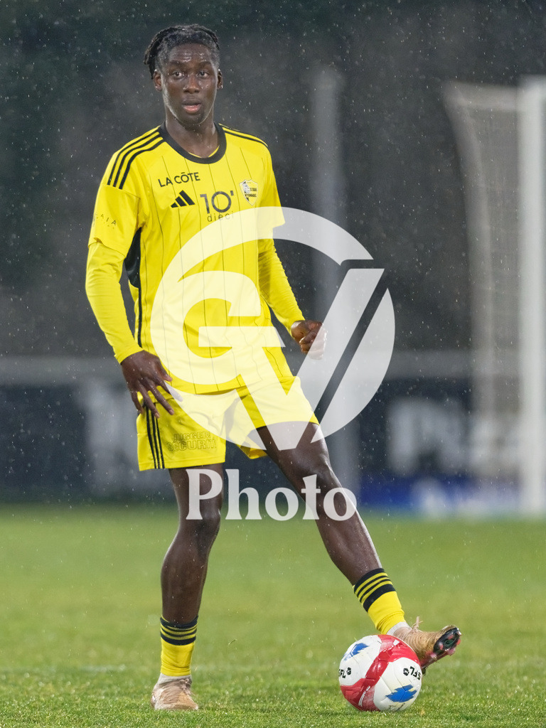 dieci Challenge League - FC Stade Nyonnais v Neuchatel Xamax FCS |  during the dieci Challenge League match between FC Stade Nyonnais and Neuchatel Xamax FCS at Centre sportif de Colovray in Nyon, Switzerland