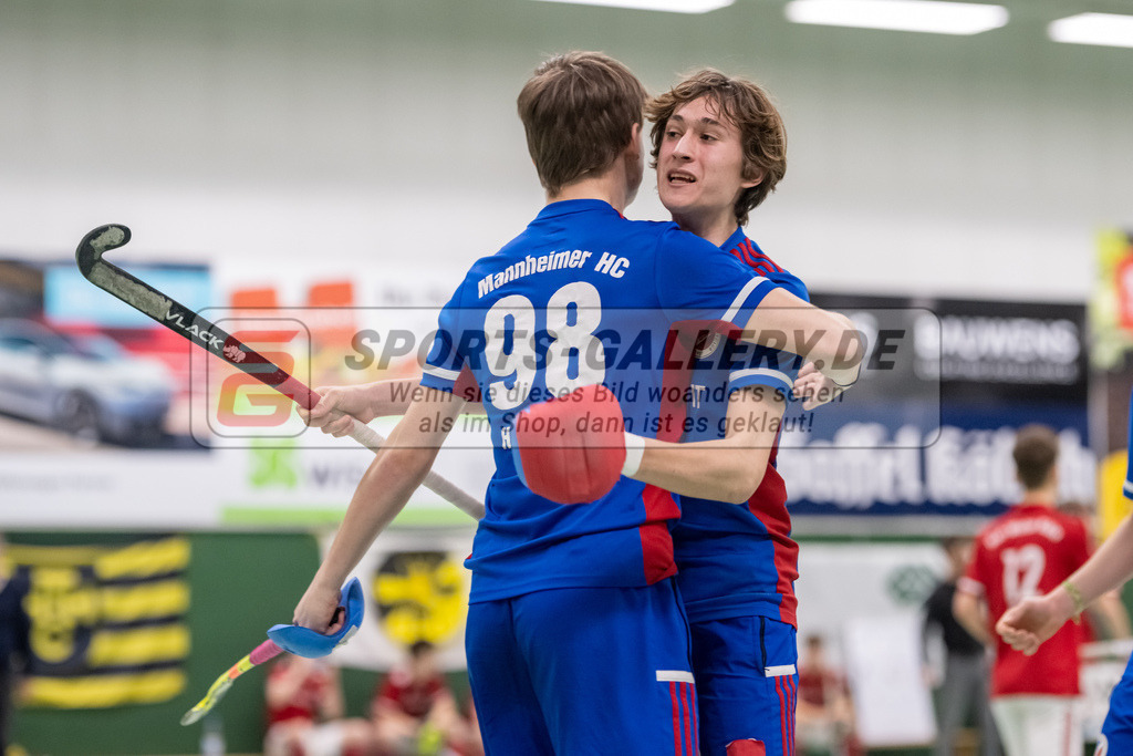 SFE_20230305_0042 | Deutsche Meisterschaft Männliche U16 Halle 2023 am 05.03.2023 in Köln (KTHC Stadion Rot-Weiss Köln Tennis and Hockey Club), Photo: Stephan Fehrmann 2022 (Sports-Gallery)