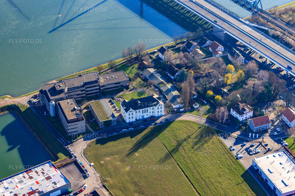 Luftbild: CJD Maximiliansau im Ortsteil Maximiliansau in Wörth im Bundesland Rheinland-Pfalz in Deutschland. Foto: IMG_23056.jpg vom 02.12.2009 durch Werner Riehm/FLY-FOTO.deCJD Rheinland-Pfalz | CJD