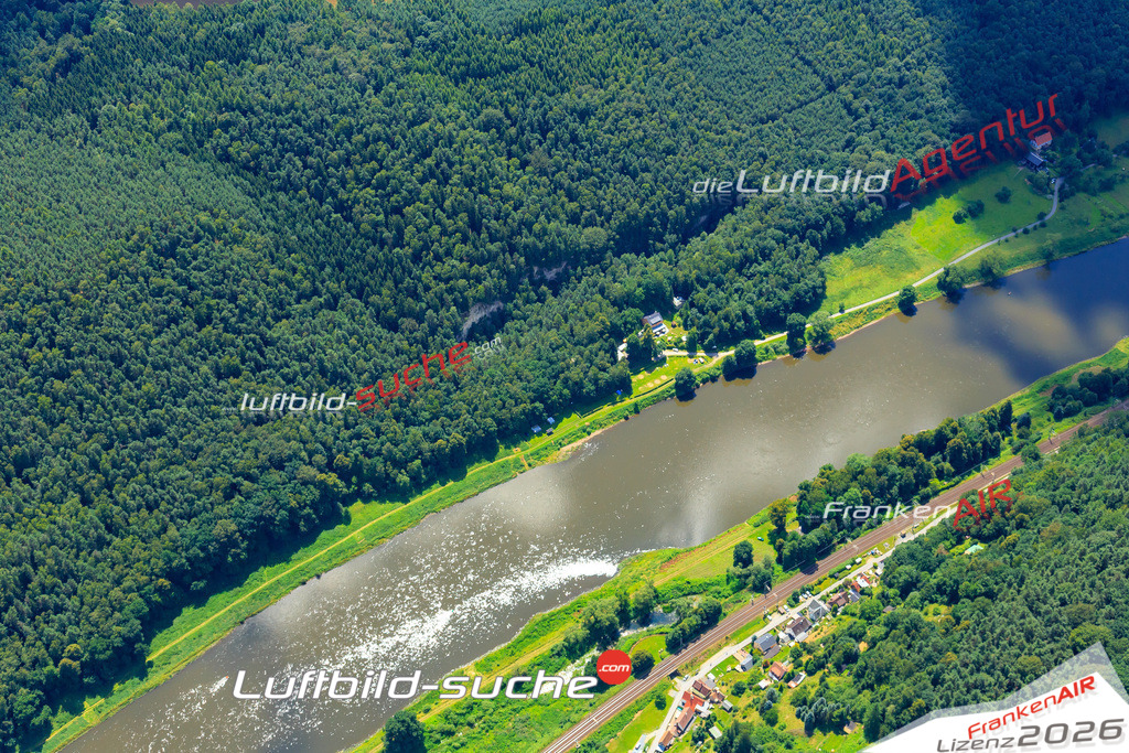 Die Luftaufnahme Prossen - Porschdorf wurde vom UL-Flugzeug (keine Drohne) aus fotografiert.Hohe Druck- Auflösung-die Geschenkidee!