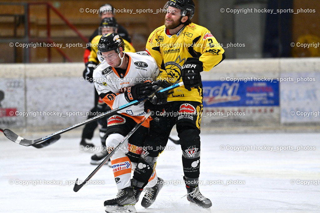 EC Spittal Hornets vs. USC Piraten Velden 7.2.2024 | #91 Bergmann Jonathan, #2 Karitnig Gert