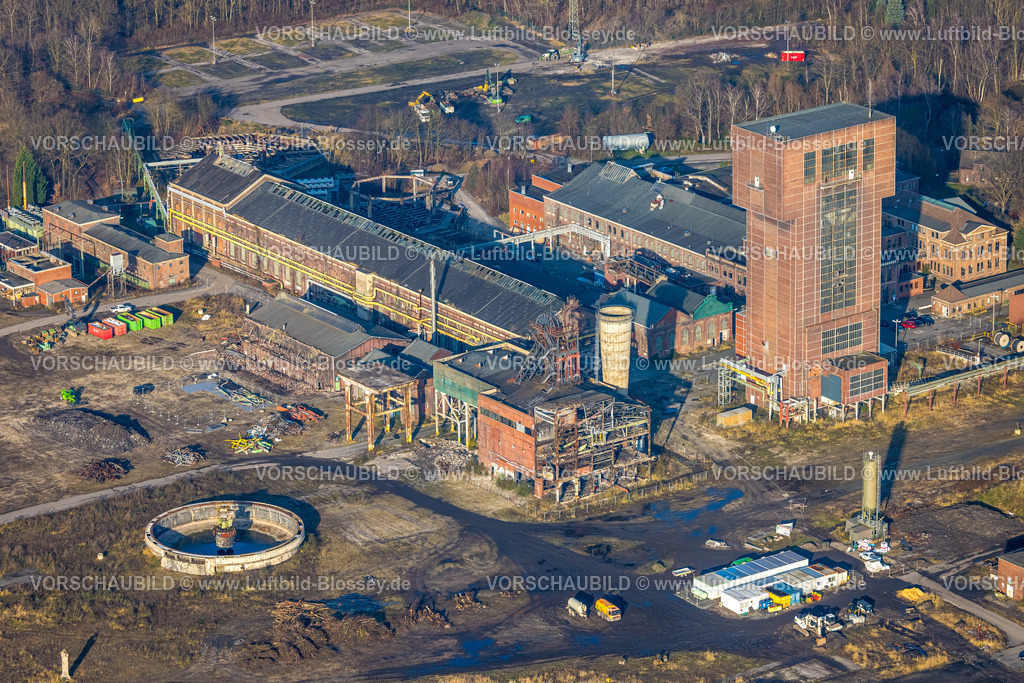 Hamm241200224 | Luftbild, CreativRevier Hamm, Hammerkopfturm an der ehemaligen Zeche Bergwerk Ost Heinrich Robert, Stadtbezirk Herringen, Hamm, Ruhrgebiet, Nordrhein-Westfalen, Deutschland