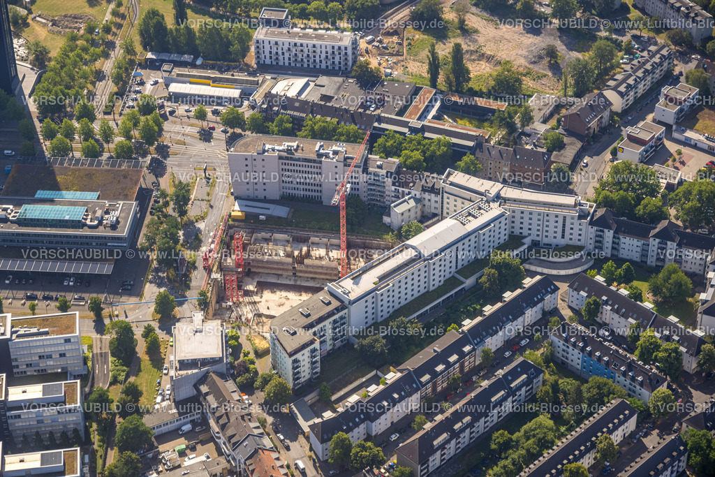 Duesseldorf220700595 | Luftbild, Hotel NH Düsseldorf City Nord, Baustelle und Neubau Fishman Tower, Mercedesstraße, Düsseltal, Düsseldorf, Rheinland, Nordrhein-Westfalen, Deutschland