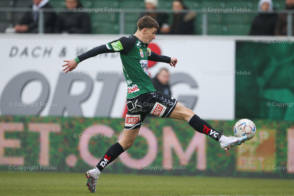 A_LUI_20230212_0011 | SPORT FUSSBALL ADMIRAL BUNDESLIGA SV RIED VS TSV HARTBERG
IM BILD: Christoph Lang (SV Ried)

FOTO:FOTOLUI/UW