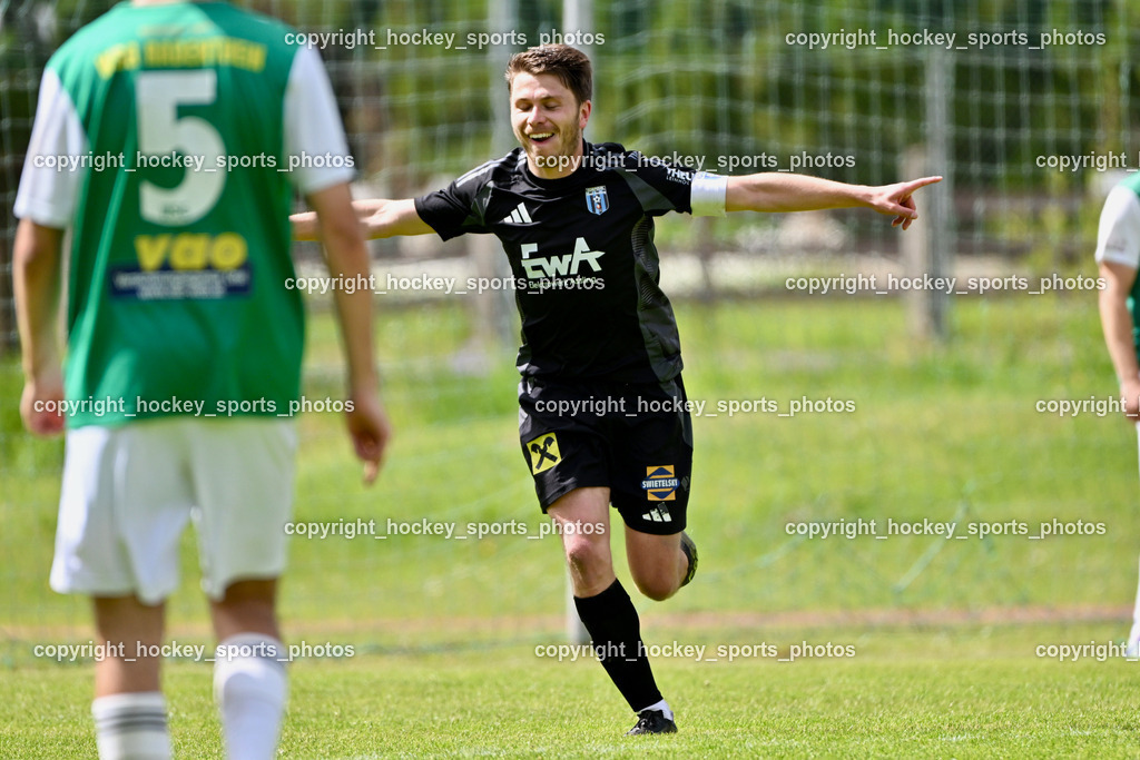 WSG Radenthein vs. URC Thal Assling | Jubel #27 Dominik Klaus Kofler URC Thal Assling, Hattrick, WSG Radenthein vs. URC Thal Assling, WSG Radenthein vs. URC Thal Assling am 16.05.2026 in Radenthein (Stadtstadion WSG Radenthein), Austria, (Photo by Bernd Stefan)