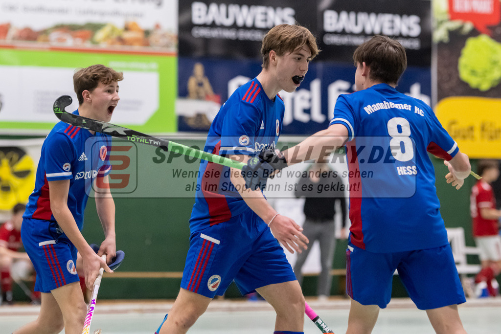 SFE_20230305_0050 | Deutsche Meisterschaft Männliche U16 Halle 2023 am 05.03.2023 in Köln (KTHC Stadion Rot-Weiss Köln Tennis and Hockey Club), Photo: Stephan Fehrmann 2022 (Sports-Gallery)