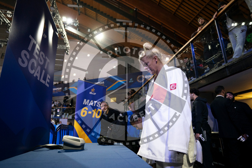 20240119PBB0487 | Fighters compete during the IBJJF European Championship in Paris, France, on January 19, 2024.