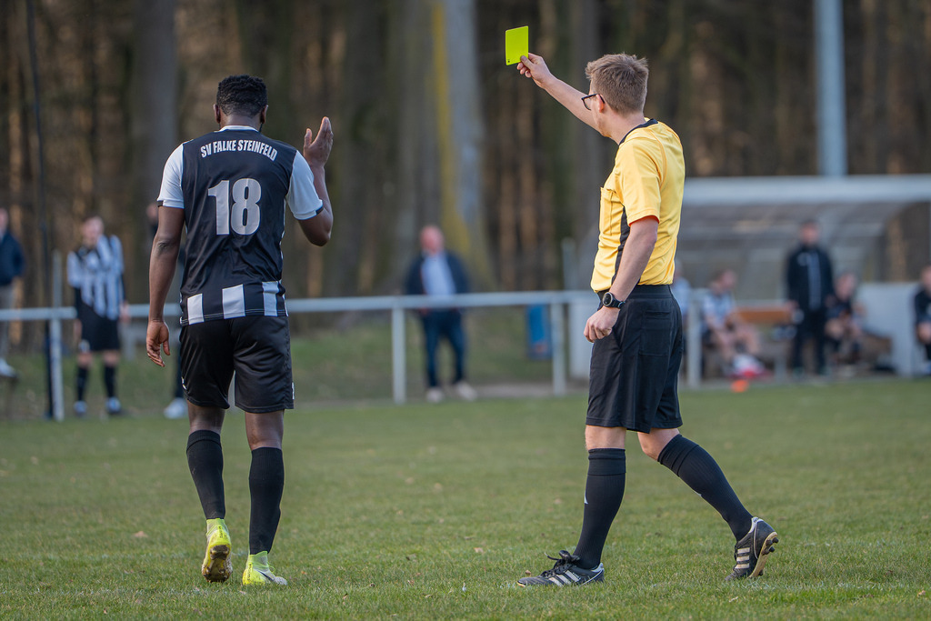 Fußball I Herren I Saison 2025-2026 I Kreisliga VEC I 17. Spieltag I BW Langförden - SV Falke Steinfeld I 7525 | Schiedsrichter / Schiri  - Realisiert mit Pictrs.com