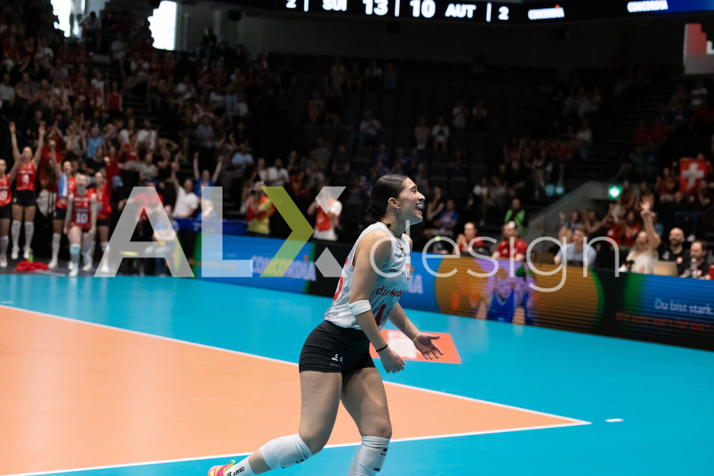 Austria v Switzerland - CEV European League Women | KRIENS, SWITZERLAND - JUNE 14: FABIANA MOTTIS of Switzerland during the CEV European League match between Austria and Switzerland at Pilatus Arena on June 14, 2026 in Kriens, Switzerland. - Realisiert mit Pictrs.com