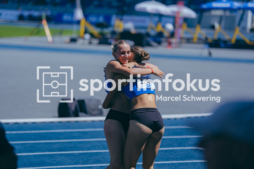 Deutsche Meisterschaften U20 / U16 2026 | Maria Schnemilich, 1. LAV Rostock, 658, Shira Kurzawa, LAC Erdgas Chemnitz, 1247, 110 Meter Hürden, Finale, Deutsche Meisterschaften der U20 &amp; U16 2026, Lohrheidestadion Bochum-Wattenscheid, 12.07.2026. Foto: Marcel Schwering / sportimfokus - Realisiert mit Pictrs.com