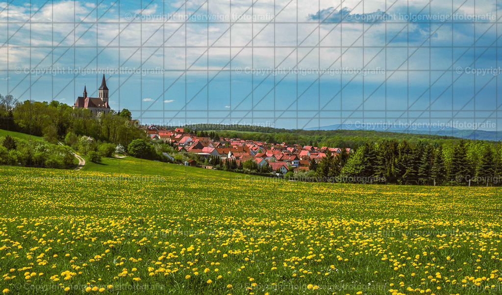 Eichsfelder Dom mit Effelder | Kaufen sie online außergewöhnliche Fotografien auf Leinwand Acrylglas Fotoprint Aludibond von holgerweigeltfotografie - Realisiert mit Pictrs.com