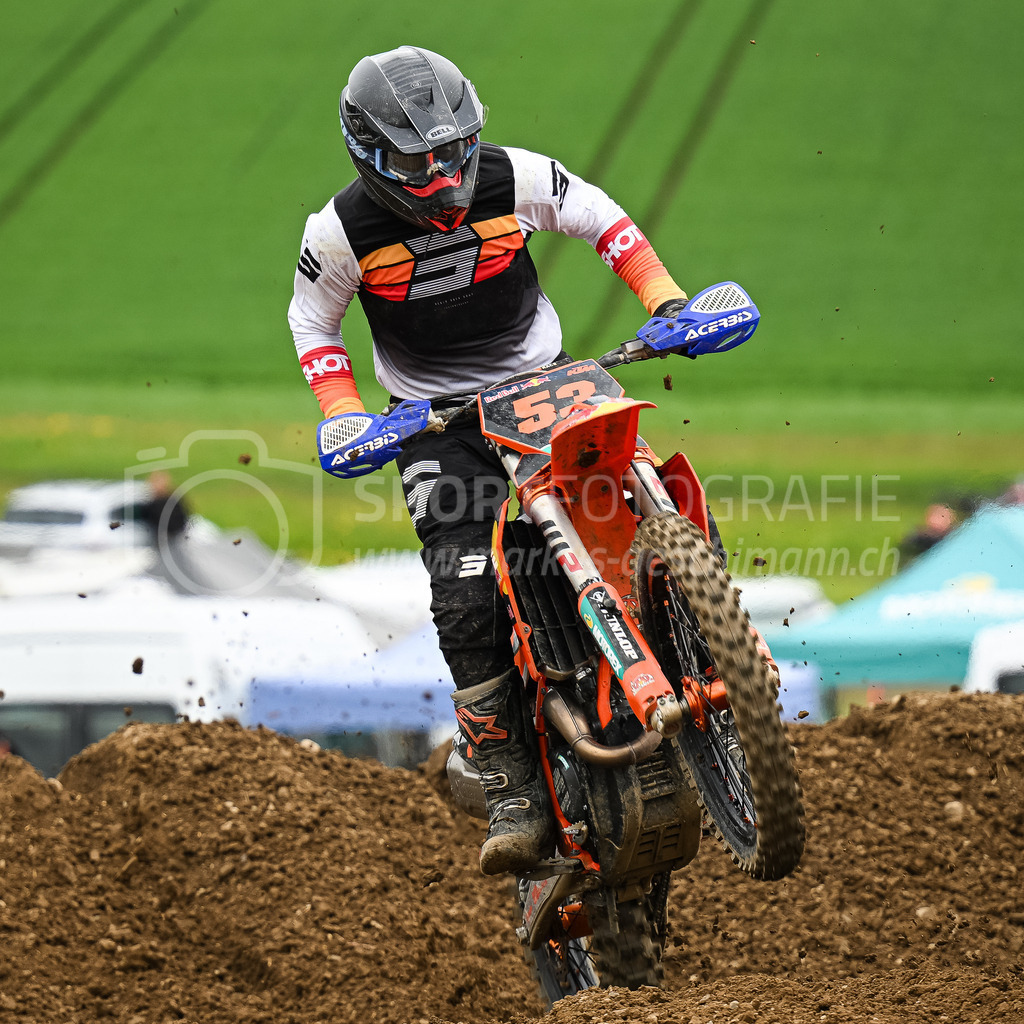 Motocross Schlatt bei Winterthur - 30. April 2023 | #53 Schlegel Stefan aus Grabs (CH) auf KTM 350 SX F in der Kategorie Senioren am Motocross Schlatt bei Winterthur, 30. April 2023. 
Instagram: @mx_schlatt | @mc_wila | @sam_schweiz
Bild: Sportfotografie Markus Aeschimann | www.markus-aeschimann.ch - Realisiert mit Pictrs.com