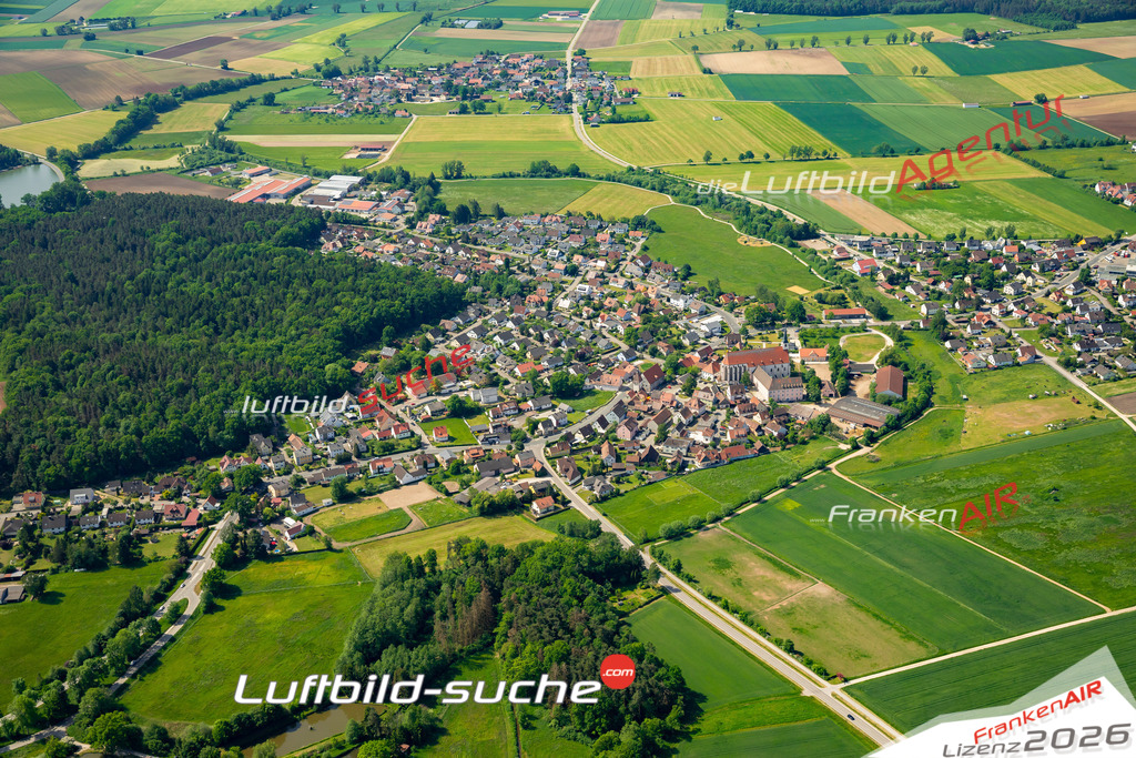 Das Luftbild zeigt Seligenporten Pyrbaum - Die Luftaufnahme wurde 2023 vom UL-Flugzeug aus erstellt ( keine Drohne ) - Hochauflösende Luftaufnahme - Für grossformatige Ausdrucke geeignet. Die Geschenkidee !Mit Lizenz und Bildrechte bestellbar