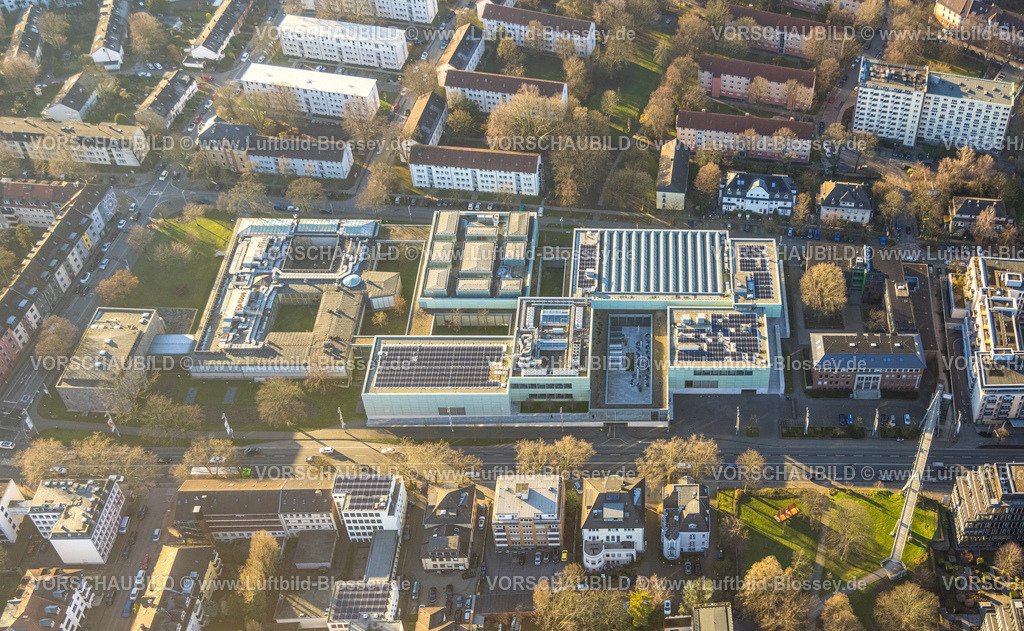 Essen230201607 | Luftbild, Museum Folkwang, Südviertel, Essen, Ruhrgebiet, Nordrhein-Westfalen, Deutschland