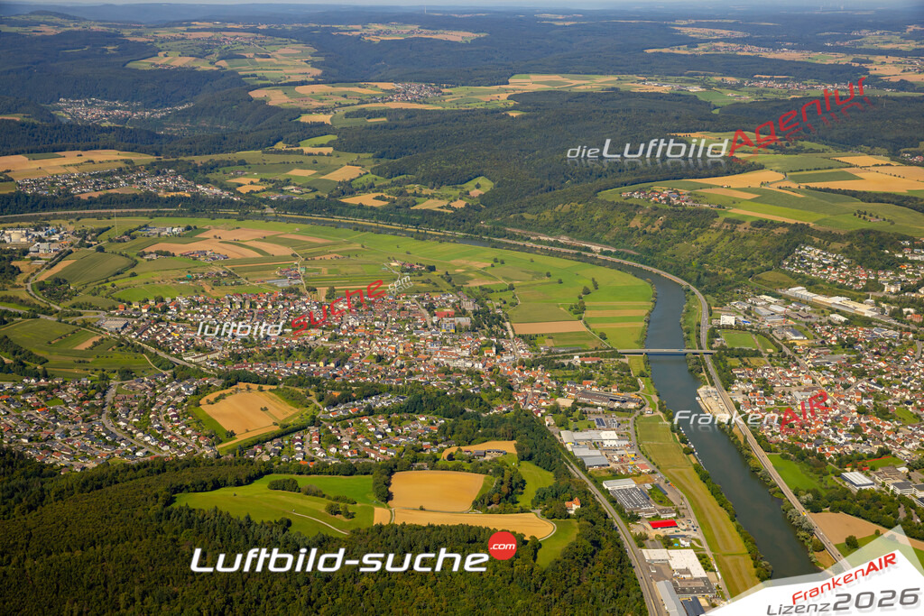 Das Luftbild zeigt :  Obrigheim - Die Luftaufnahme wurde 2024 vom UL-Flugzeug aus erstellt ( keine Drohne ) - Hochauflösende Luftaufnahme - Für grossformatige Ausdrucke geeignet. Die Geschenkidee !Mit Lizenz und Bildrechte bestellbar