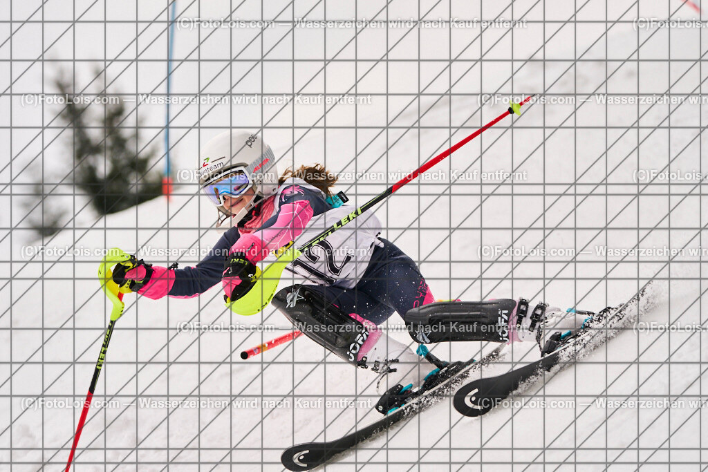 ALP4133_KinderCup-SL_STMK_Strallegg_Gutenbrunner Julia | Raiffeisen KINDERCUP Alpin, SLALOM auf der JogllandStreif in Strallegg am So 23. Februar 2025. Veranstaller: Steirischer Skiverband (5000). Skiunion Strallegg (5197).