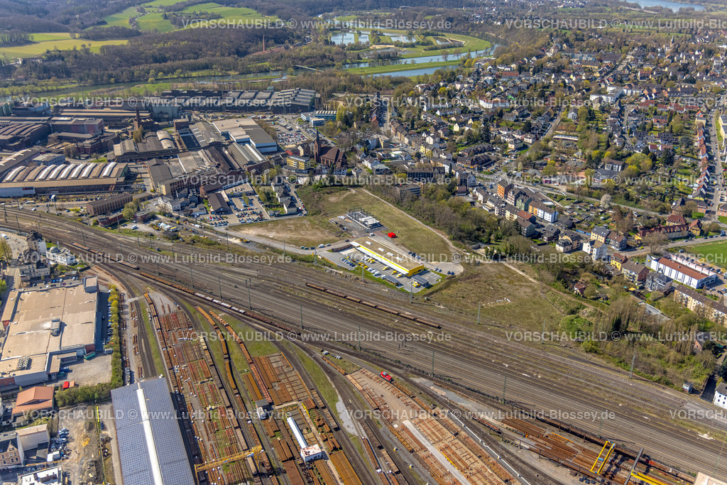 Witten220401196 | Luftbild, Baugebiet Drei Könige mit DHL Logistik, Witten, Ruhrgebiet, Nordrhein-Westfalen, Deutschland