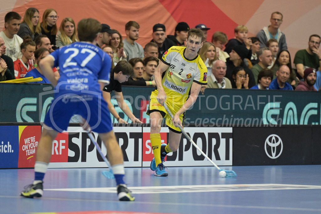 Zug United vs HC Rychenberg - 22. February 2025 | Zug United vs HC RychenbergSporthalle Wankdorf, BernNicola Bischofberger (#2 HC Rychenberg Winterthur).Bild: Sportfotografie Markus Aeschimann | www.markus-aeschimann.ch - Realized with Pictrs.com