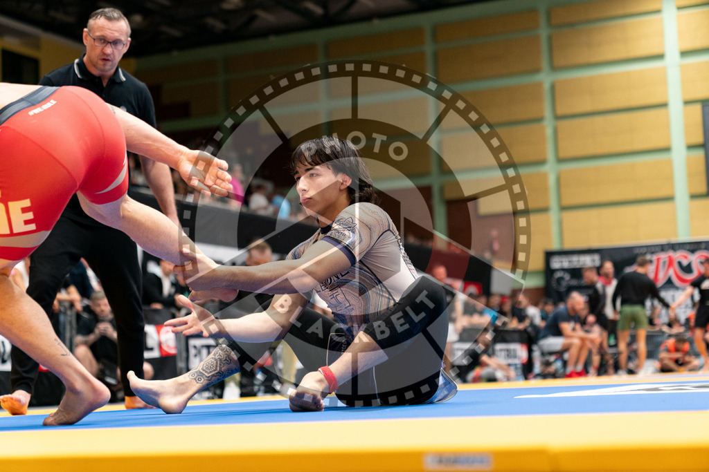 20230916PBB5939 | Fighters compete during the grappling tournement ADCC Trials (European, Middle East and African Championship) in Warsaw, Poland, on September 16, 2023.