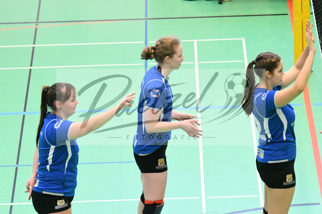 20200202_VCOOTB_0078 | Volleyball, Frauen:   waehrend des Spiels der Regionalliga NordWest zwischen VC Osnabrueck und Oldenburger TB in der Schlosswall-Halle am 02.02.2020 in Osnabrueck, Deutschland. - Realisiert mit Pictrs.com