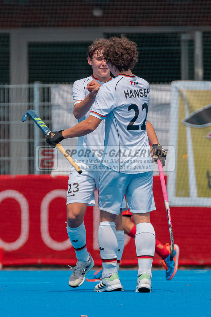 HK_20230715_102524 | Euro Hockey MU18 SF2 Spain vs Germany Championship Girls &amp; Boys am 15.7.2023 CHTC , Krefeld ,