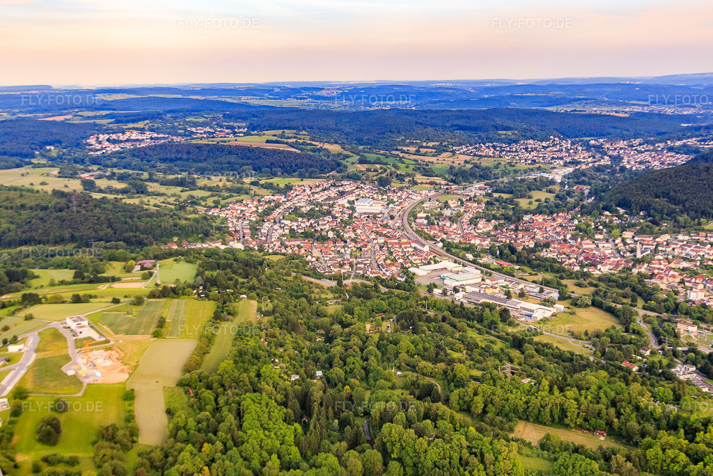 Luftbild: Industriegebiet Dieselstraße / Gewerberstraße mit LUDWIG-GRILL und REISSER AG im Ortsteil Berghausen in Pfinztal im Bundesland Baden-Württemberg in Deutschland. Foto: IMG_089295.jpg vom 10.06.2016 durch Werner Riehm/FLY-FOTO.deBadausstellung Pfinztal und in der Nähe: REISSER