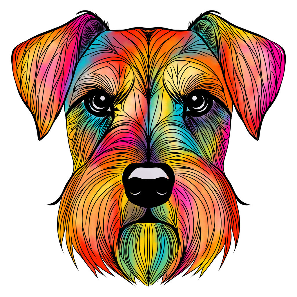 Schnauzer | Illustrationen, digitalpainting, animals, dogs, hunde, art, Kunst, Illustrationsart, Bielefeld, Germany - Realisiert mit Pictrs.com