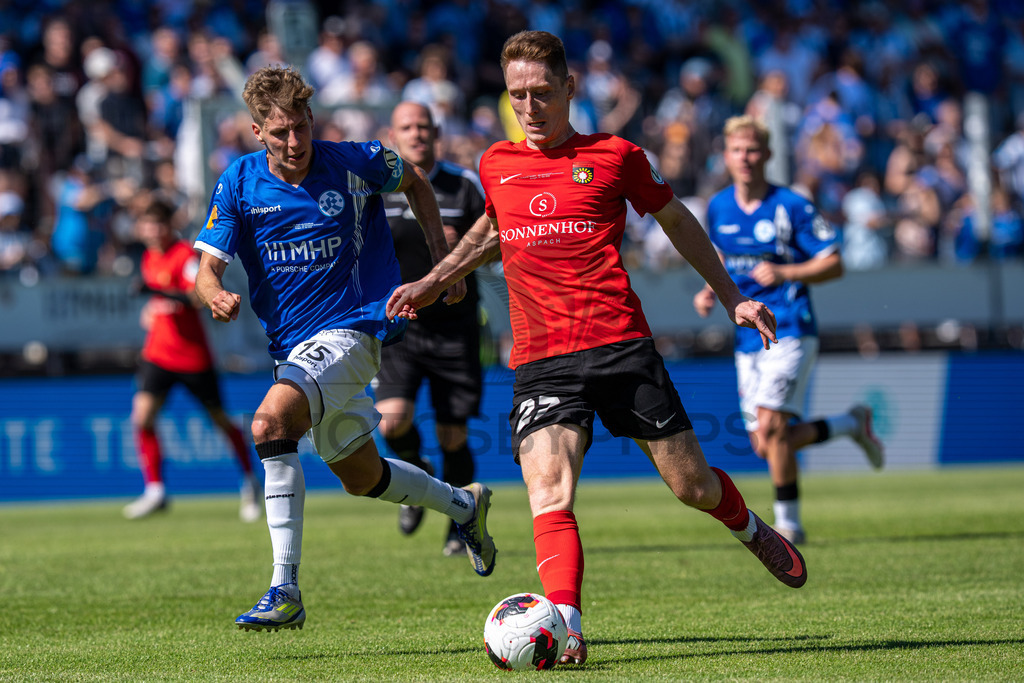 Stuttgarter Kickers vs. SG Sonnenhof Großaspach, Fussball, WFV-Pokal, Finale, 23.05.2026 | Loris Maier (SG Sonnenhof Großaspach, #27),Stuttgarter Kickers vs. SG Sonnenhof Großaspach, Fussball, WFV-Pokal, Finale, 23.05.2026