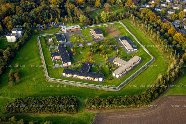 Bedburg-Hau241014575 | Luftbild, Forensische Psychiatrie - LVR-Klinik, Häuser F1 bis F7, Bedburg-Hau, Niederrhein, Nordrhein-Westfalen, Deutschland