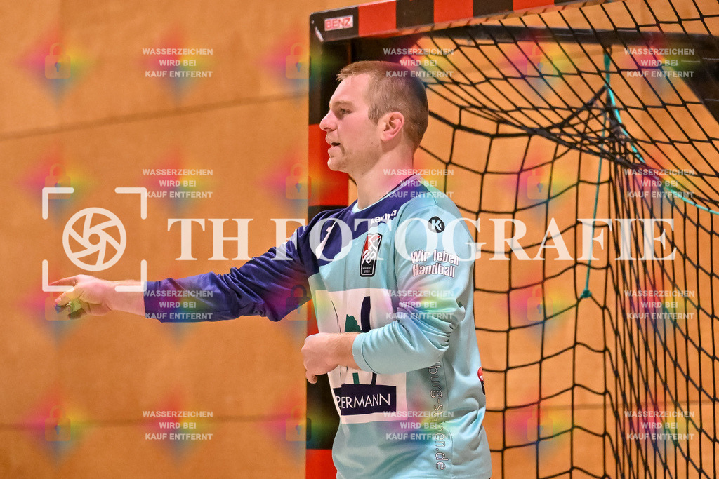 GER, SG Maulburg/Steinen - HSG Dreiland, Handball, Landesliga Suedbaden, 4. Spieltag, Saison 2024/2025, 12.10.2024 | Rubens Freuschle (SG Maulburg/Steinen, #01)GER, SG Maulburg/Steinen - HSG Dreiland, Handball, Landesliga Suedbaden, 4. Spieltag, Saison 2024/2025, 12.10.2024Foto: TH Fotografie/Thomas Hess