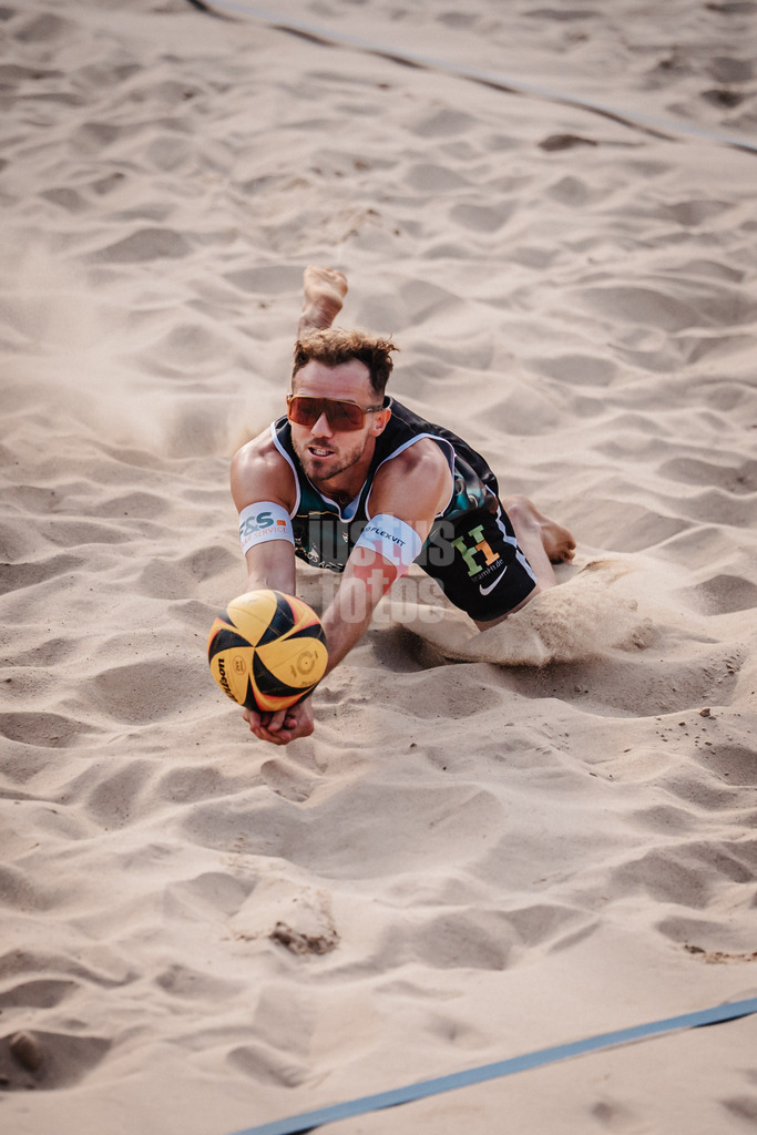 Beachvolleyball | Männer | Allianz German Beach Tour 2025 | Tourstop Berlin | 17.08.2025 | Jonas Sagstetter