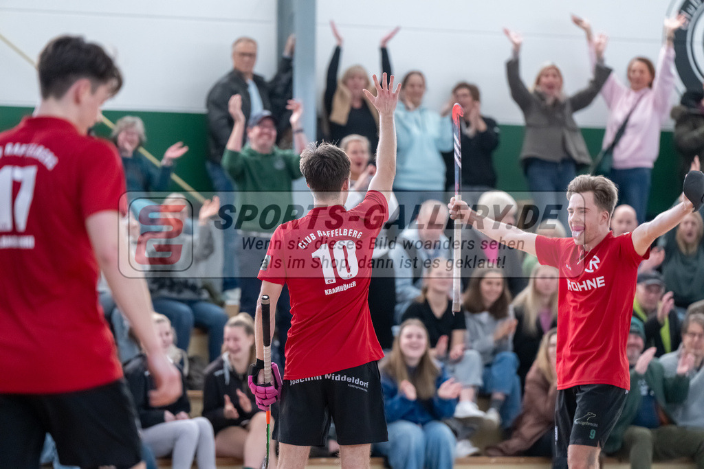 HK_20250202_102477 | 2. Bundesliga Halle Herren Club Raffelberg - Schwarz Weiss Köln am 2.2.2025 Halle am Raffelberg, Duisburg ,