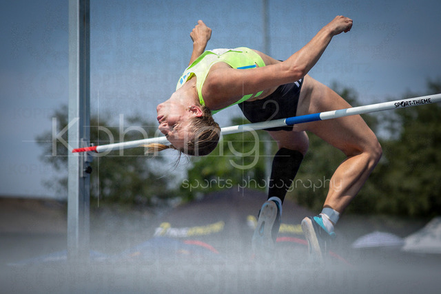 Multisport Event; Ratingen, 27.06.2026 | RATINGEN, GERMANY - JUNE 27, 2026 : Marijke Esselink (NED / Netherlands) competing in the heptathlon’s high jump during the Multisport Event at Stadion Ratingen on June 27, 2026 in Ratingen, Germany.