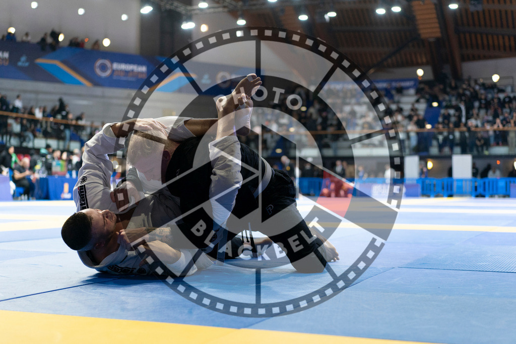 20240119PBB2468 | Fighters compete during the IBJJF European Championship in Paris, France, on January 19, 2024.
