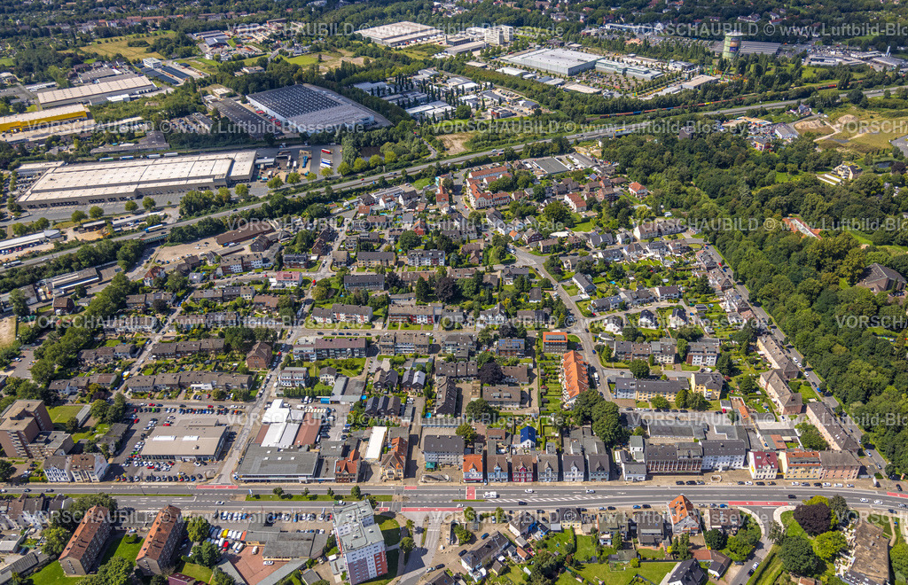 Herne230802519 | Luftbild, Wohnsiedlung zwischen Bochumer Straße und Riemker Straße, Herne-Süd, Herne, Ruhrgebiet, Nordrhein-Westfalen, Deutschland