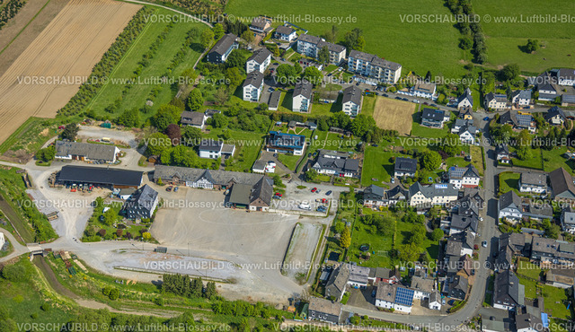 Bestwig240502883 | Luftbild, Hof Norbert Wiese GmbH, Wohngebiet Mühlenstraße Ecke Kanalstraße, Velmede, Bestwig, Sauerland, Nordrhein-Westfalen, Deutschland